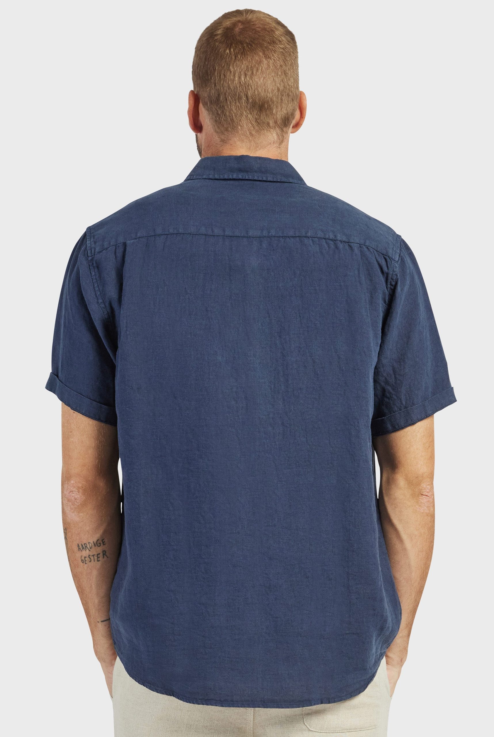 Hampton Linen S/S Shirt - Image 5