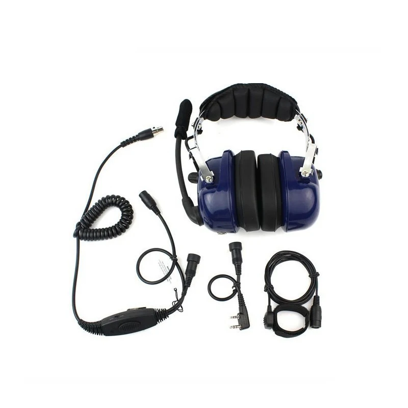 WalkieTalkie Headphone Aviation Headset for KENWOOD BAOFENG 5R 888s Retevis H777 - Image 2