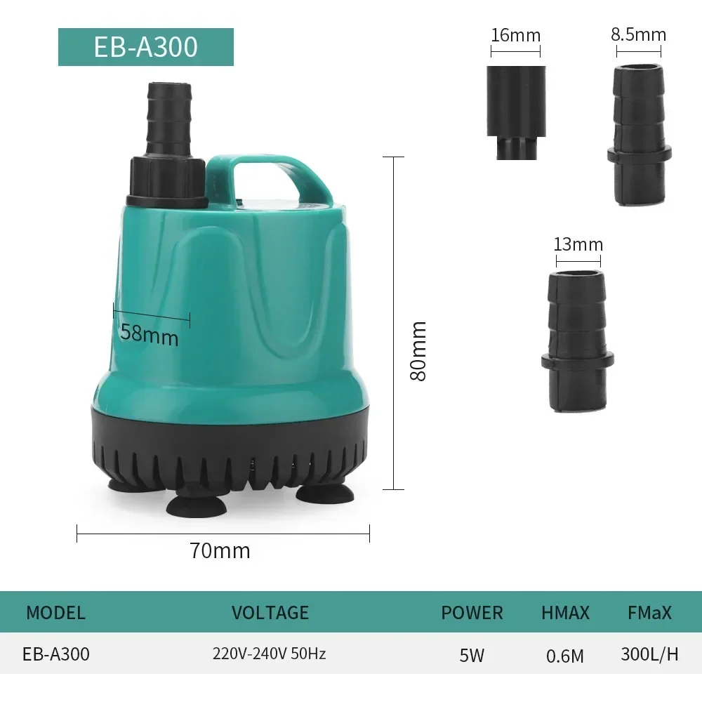 Submersible Water Pump Ultra Silence Circulation 220-240V Water Pump with Handle for Pond Aquarium Hydroponic Fish Tank Fountain - Image 9