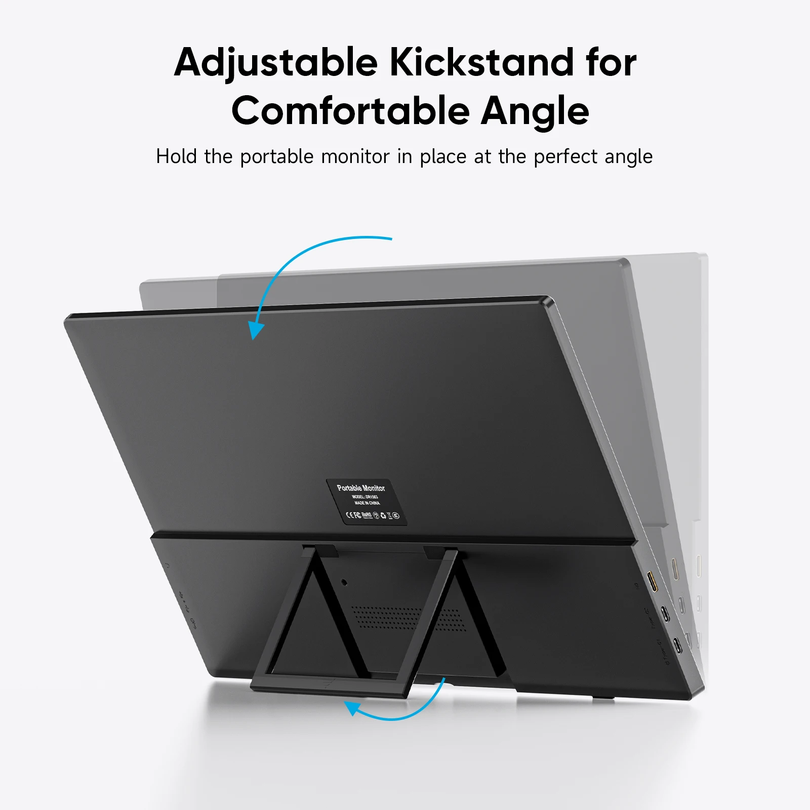 15.6inch External Screen Extender For Phone Laptops Switch Game Plug & Play Portable Monitors for Macbook Chrome Second Monitor - Image 6