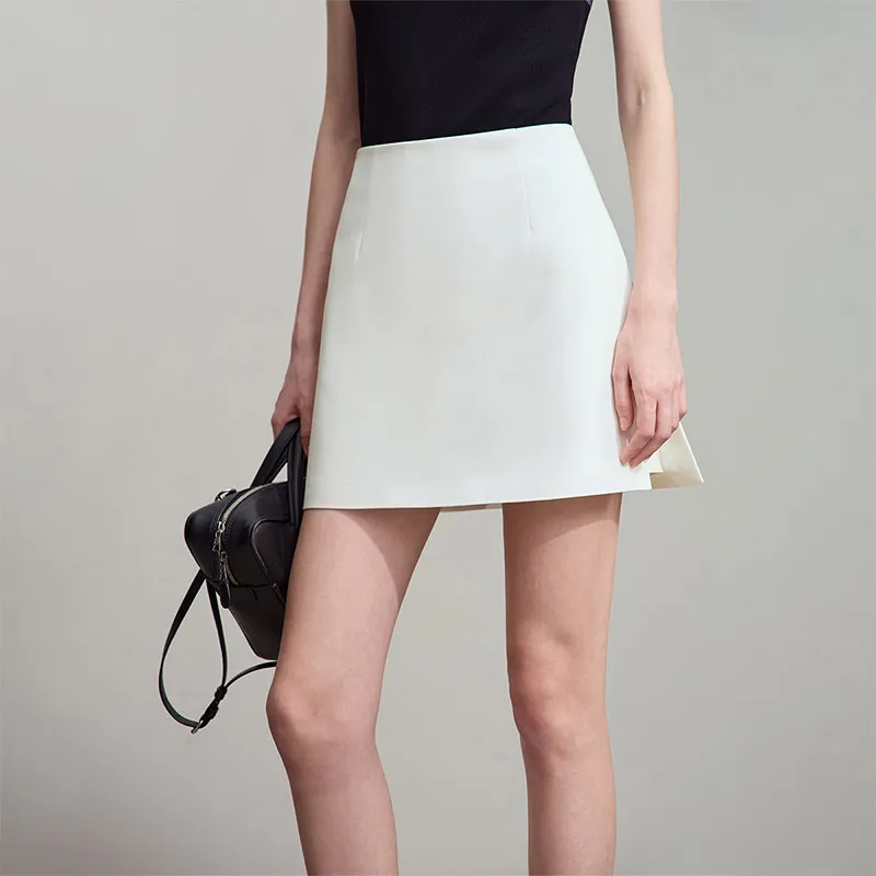 Amii Shorts Skirts Women's High Waist Versatile 2026 Autumn New A-Line Skirt Shorts Office Loose Solid Women's Clothing 12343035 - Image 11