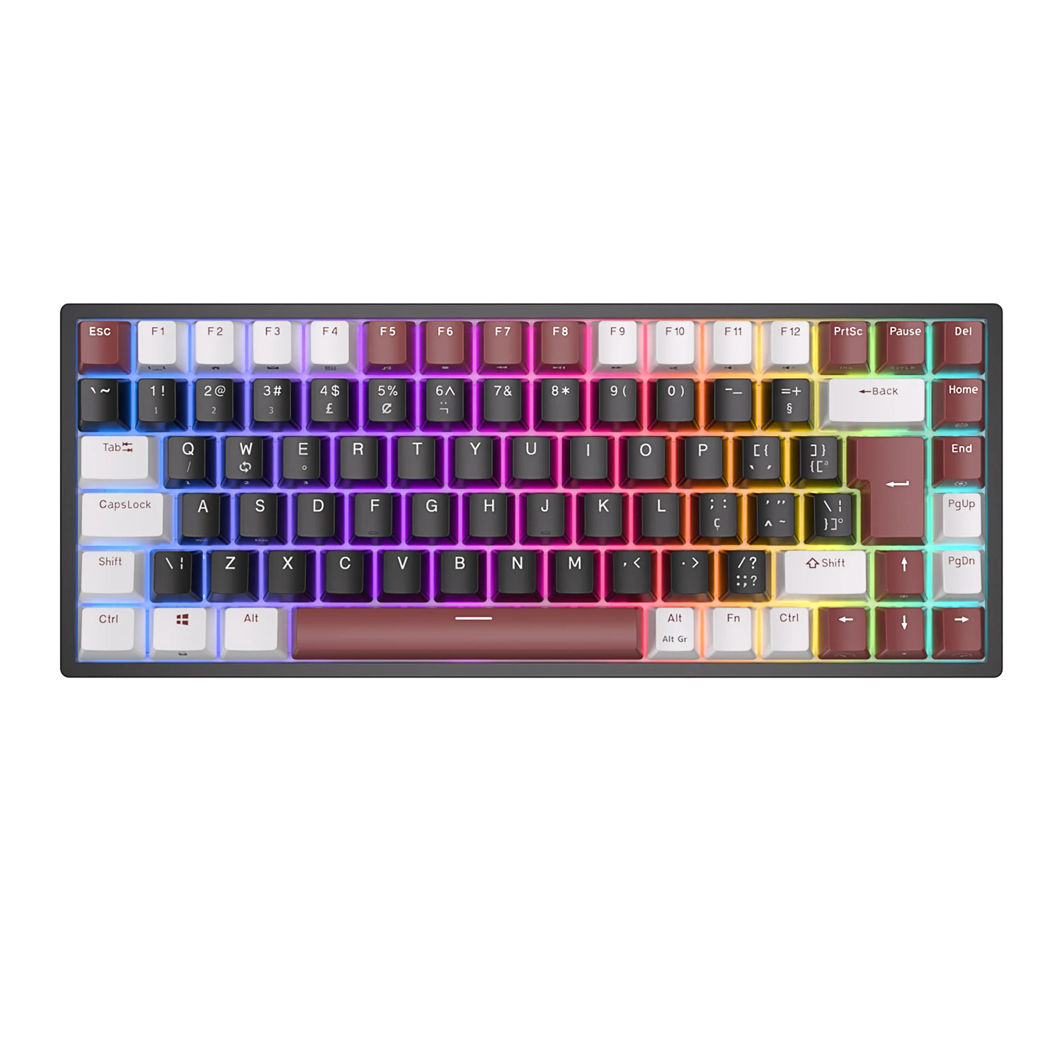 RK84 RK ROYAL KLUDGE Brazilian Wireless Gamer Keyboard Tri-mode BT5.0/2.4G/USB-C 75% RGB Bluetooth Mechanical Keyboard Portugal - Image 8