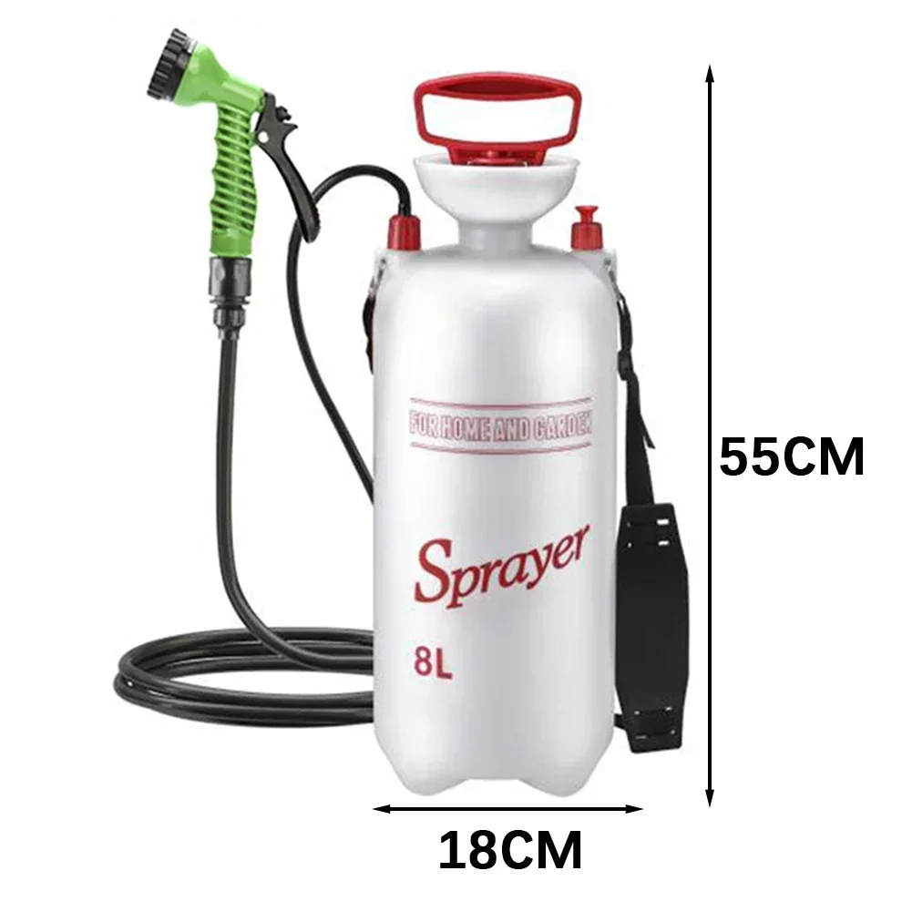 4/5/8L Portable Outdoor Shower,Multifunctional Travel Pet Bather with 3m Hose for Camping,Home Sprayer for Water Flower Wash Car - Image 6
