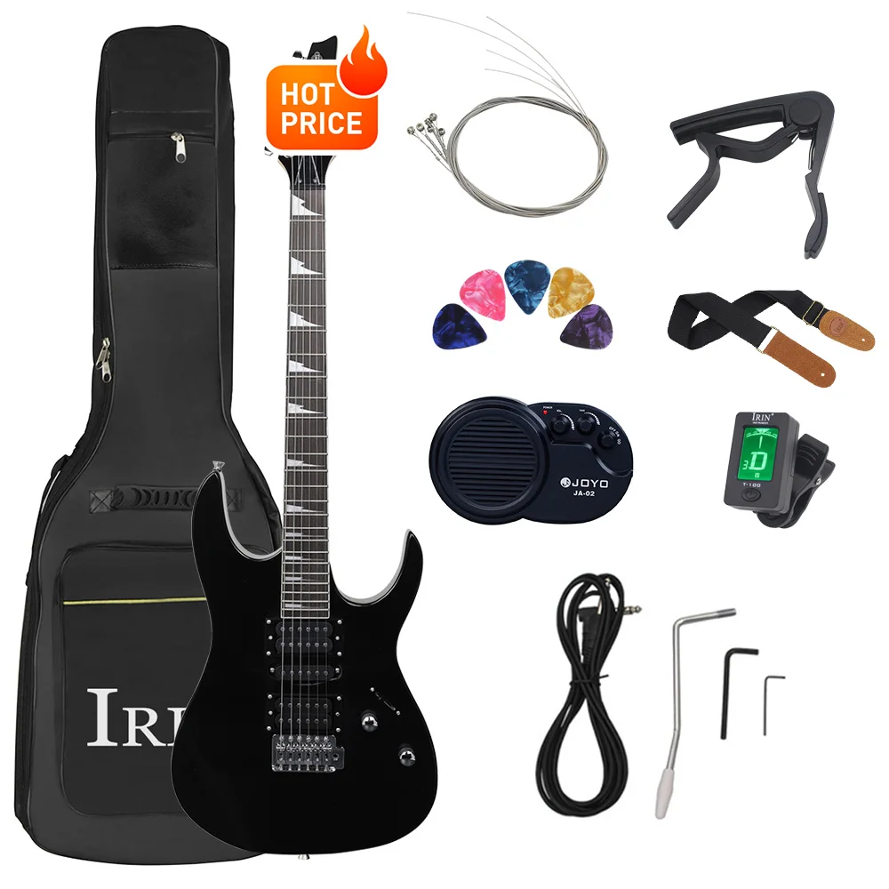 6 Strings 24 Frets Electric Guitar Maple Body Electric Guitar Guitarra With Bag Speaker Necessary Guitar Parts & Accessories - Image 12