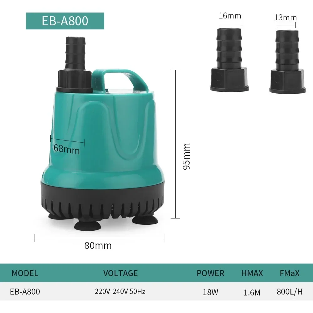 Submersible Water Pump Ultra Silence Circulation 220-240V Water Pump with Handle for Pond Aquarium Hydroponic Fish Tank Fountain - Image 11