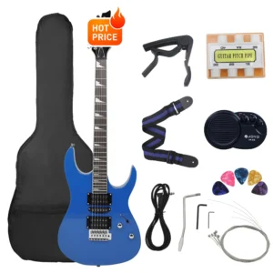 6 Strings 24 Frets Electric Guitar Maple Body Electric Guitar Guitarra With Bag Speaker Necessary Guitar Parts & Accessories