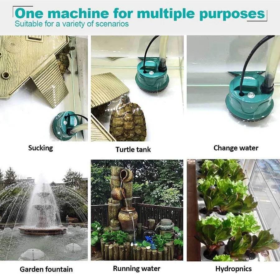 Submersible Water Pump Ultra Silence Circulation 220-240V Water Pump with Handle for Pond Aquarium Hydroponic Fish Tank Fountain - Image 4