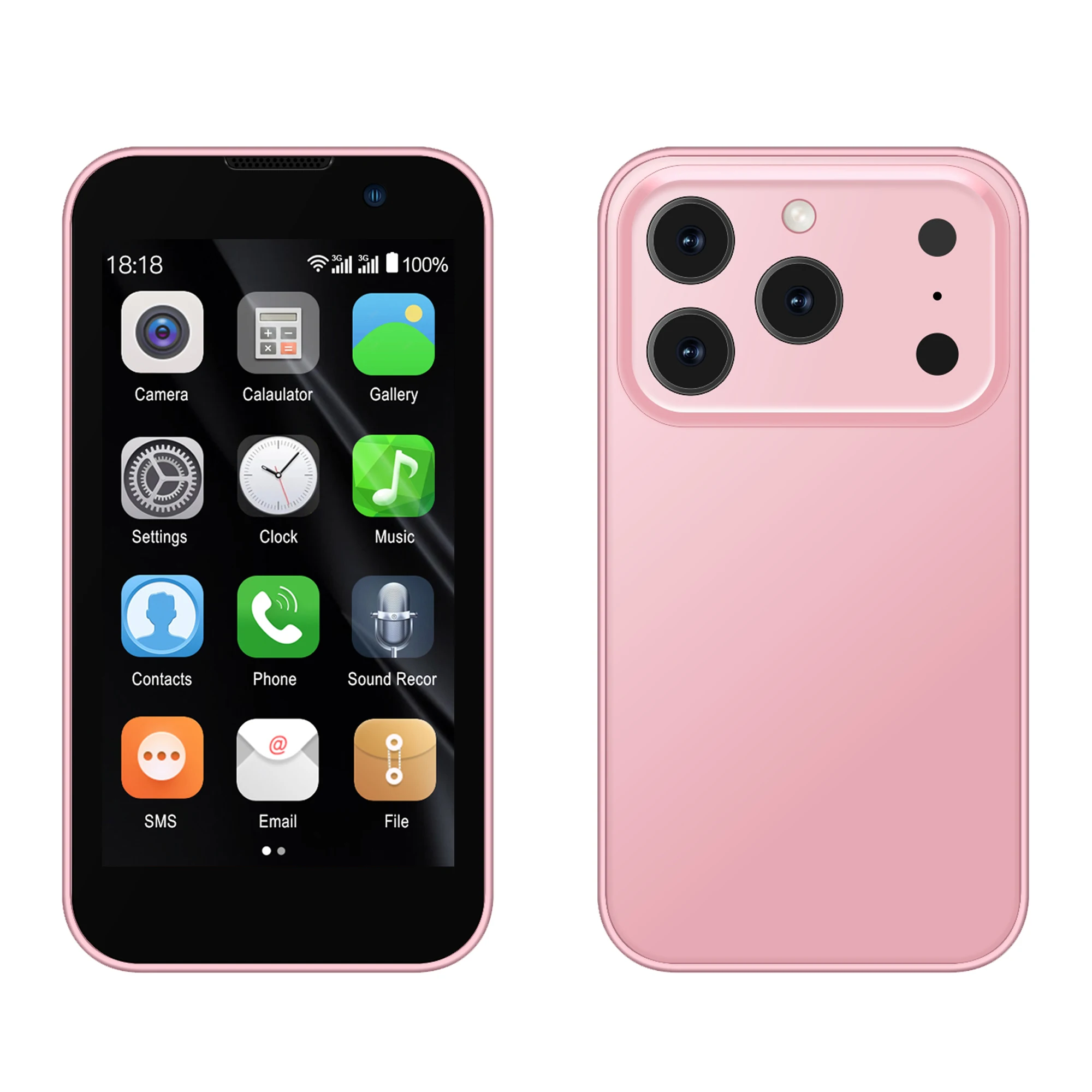 SERVO 17SE MINI 3G Tiny Smartphone Android System Play Store 2GB+16GB WhatsAPP GPS WiFi Dual SIM Card 3.0" Small Smart Cellphone - Image 9