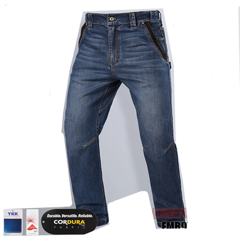 2026NEW Emersongear Blue Label Freedom Tactical Jeans Duty Cargo Trousers Ergonomic DENIM Pants Camping Hiking Hunting Outdoor - Image 2