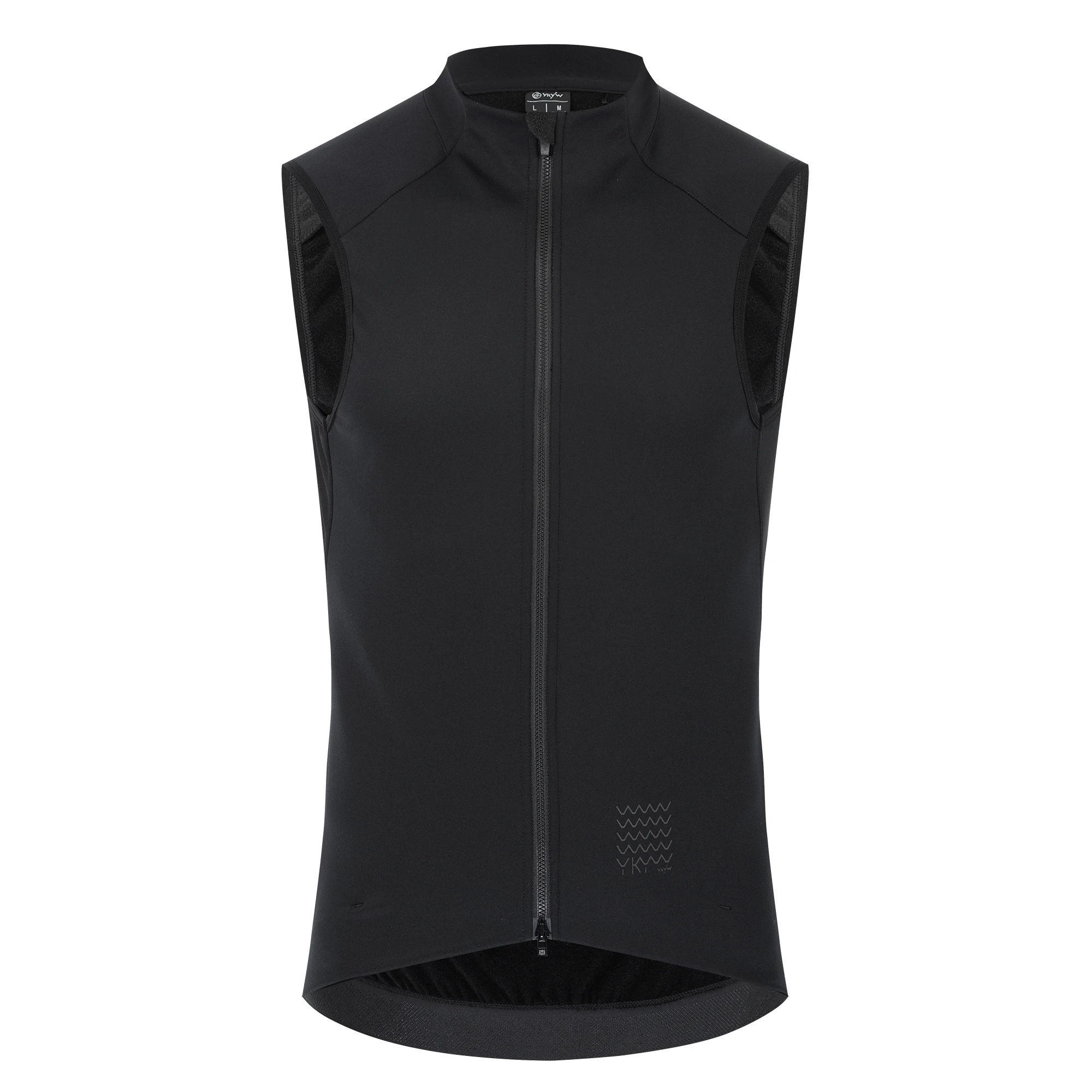 YKYWBIKE Cycling Gilet Bicycle Vest Thermal Winter Windproof 2 Way Zippers Road Bike Anti-Splash Cycling Windbreaker - Image 7