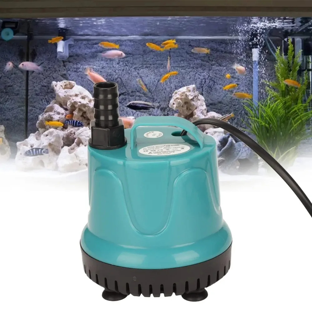Submersible Water Pump Ultra Silence Circulation 220-240V Water Pump with Handle for Pond Aquarium Hydroponic Fish Tank Fountain
